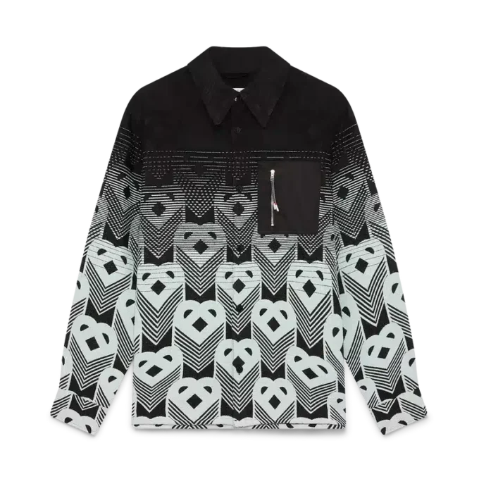 Giacca-pantalone con monogramma sfumato