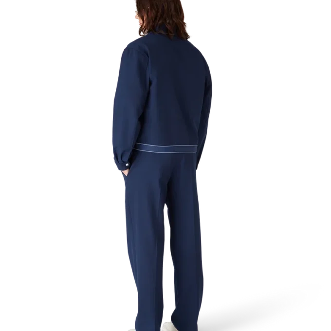 Giacca sportiva in lana blu navy Giacca sportiva in lana blu navy