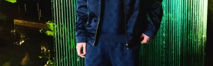 Giacca sportiva in lana blu navy Giacca sportiva in lana blu navy