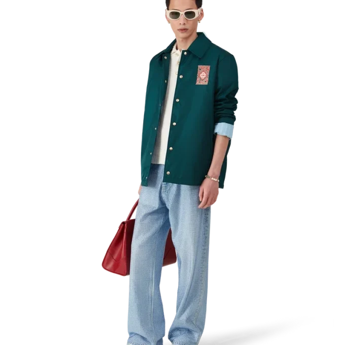 Giacca Stadium con logo gotico