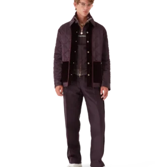 Giacca trapuntata in raso