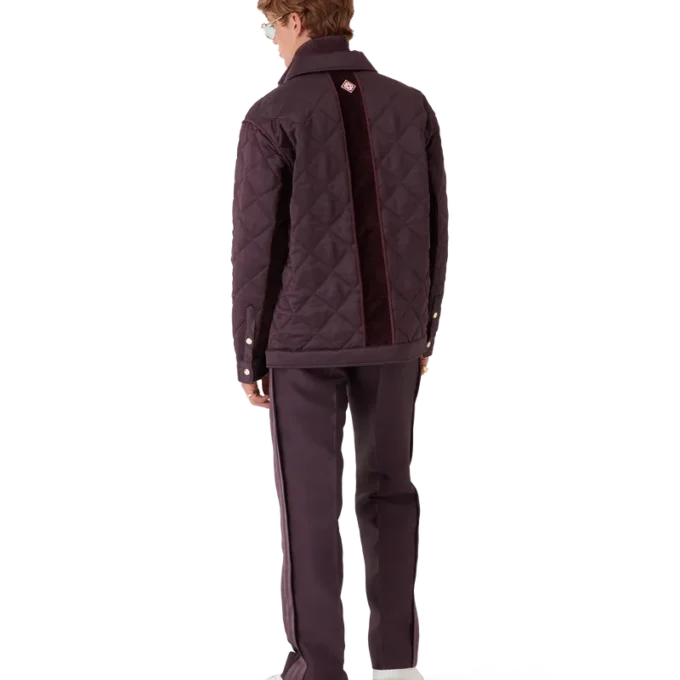 Giacca trapuntata in raso