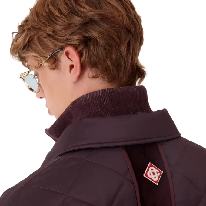 Giacca trapuntata in raso