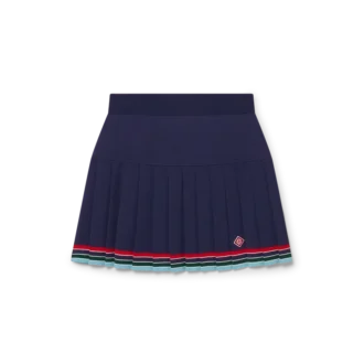 Gonna a pieghe stile baseball