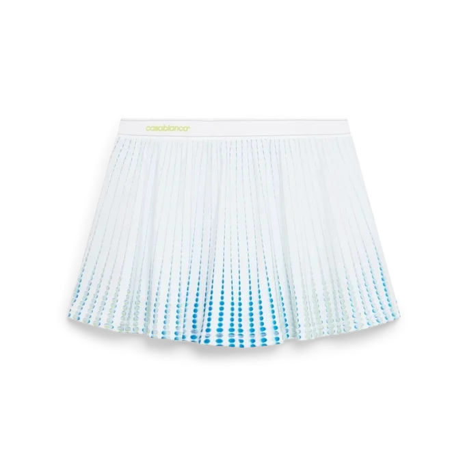 Gonna a tubino con stampa Tennis