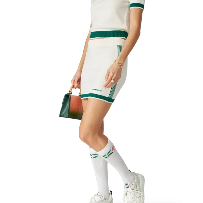 Gonna da tennis in maglia