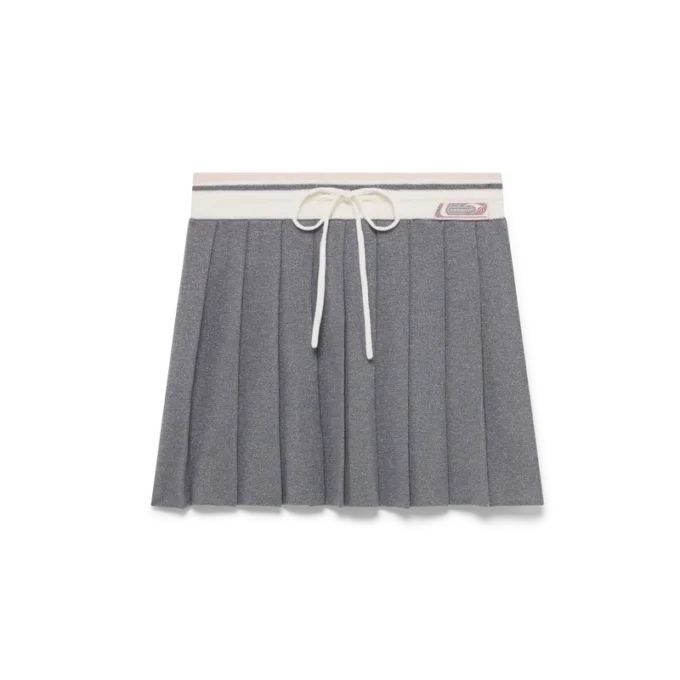 Gonna da tennis in maglia merino
