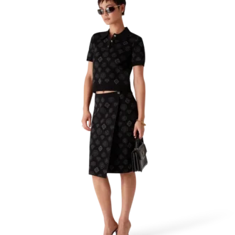 Gonna in jacquard Monogram