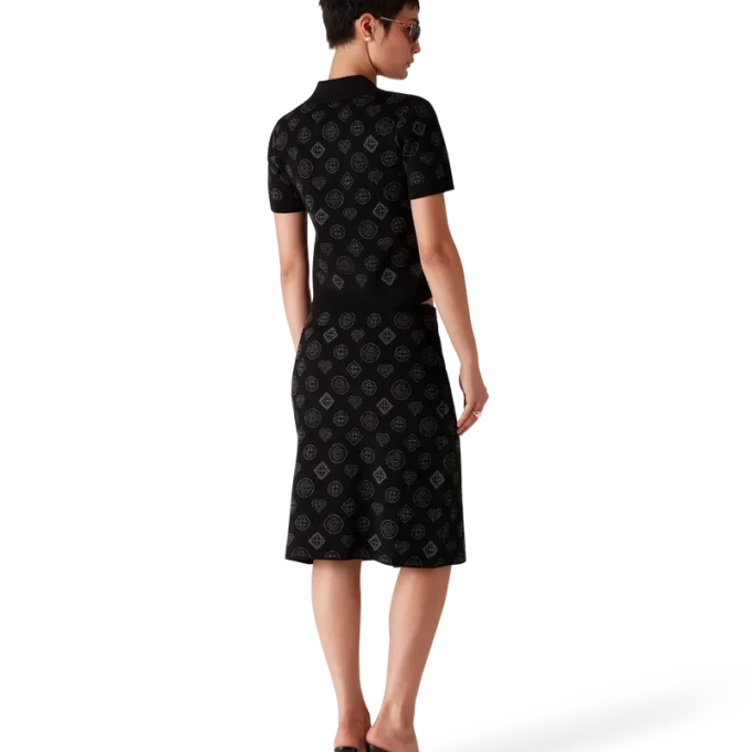 Gonna in jacquard Monogram