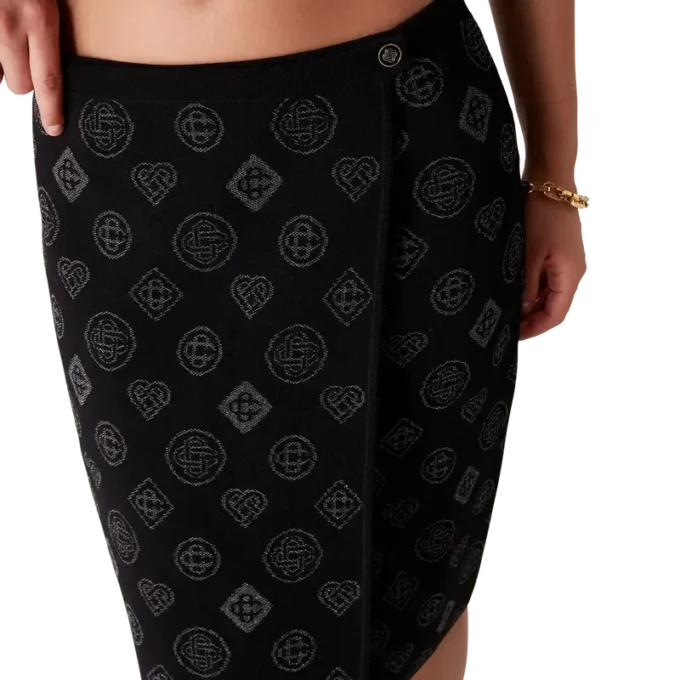 Gonna in jacquard Monogram