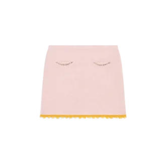 Gonna in lana merino double face