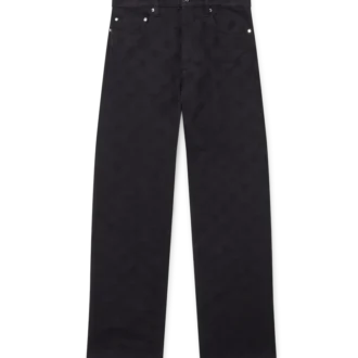 Jeans a gamba dritta in denim Monogram