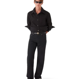 Jeans a gamba dritta in denim Monogram