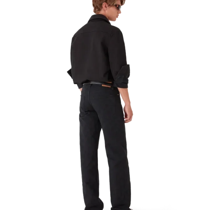 Jeans a gamba dritta in denim Monogram Jeans a gamba dritta in denim Monogram