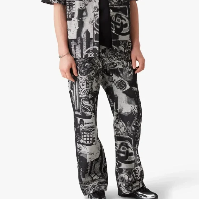 Jeans a gamba dritta Rave Collage