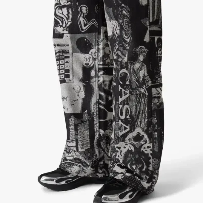 Jeans a gamba dritta Rave Collage