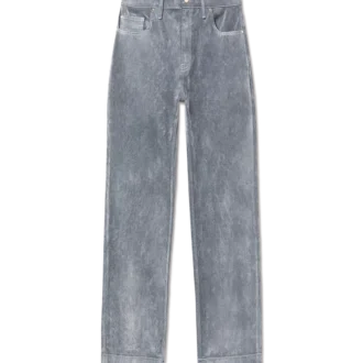 Jeans con texture color pesca