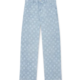 Jeans in denim Monogram dalla vestibilità comoda