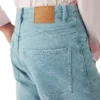 Jeans in denim Monogram dalla vestibilità comoda Jeans in denim Monogram dalla vestibilità comoda