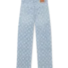 Jeans in denim Monogram dalla vestibilità comoda Jeans in denim Monogram dalla vestibilità comoda