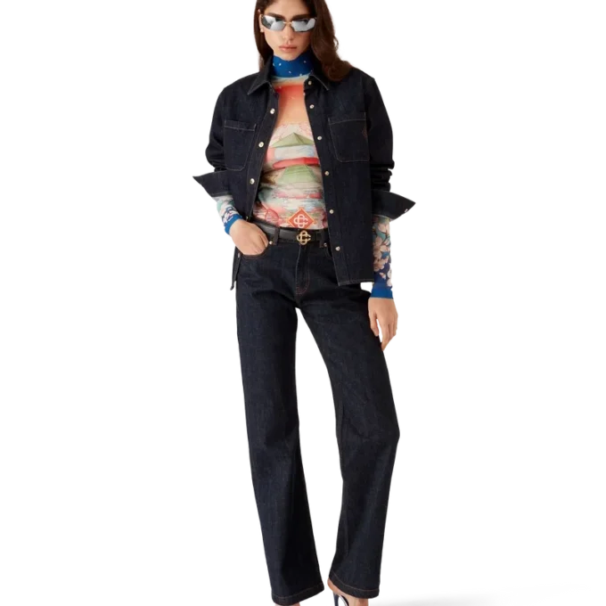 Jeans in denim selvedge Laurel