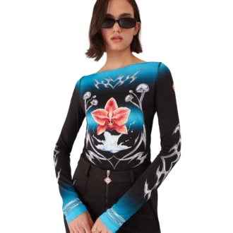 Maglia a maniche lunghe in jersey Blades Slinky