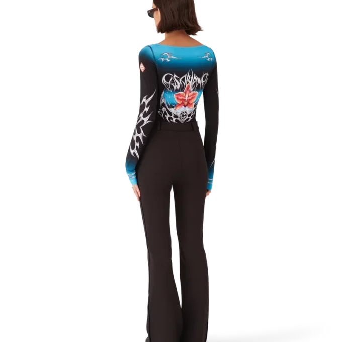 Maglia a maniche lunghe in jersey Blades Slinky