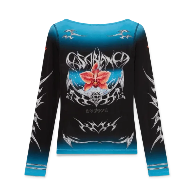 Maglia a maniche lunghe in jersey Blades Slinky