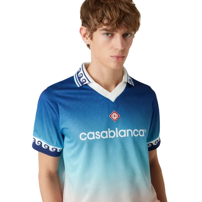 Maglia da calcio in jacquard sfumato