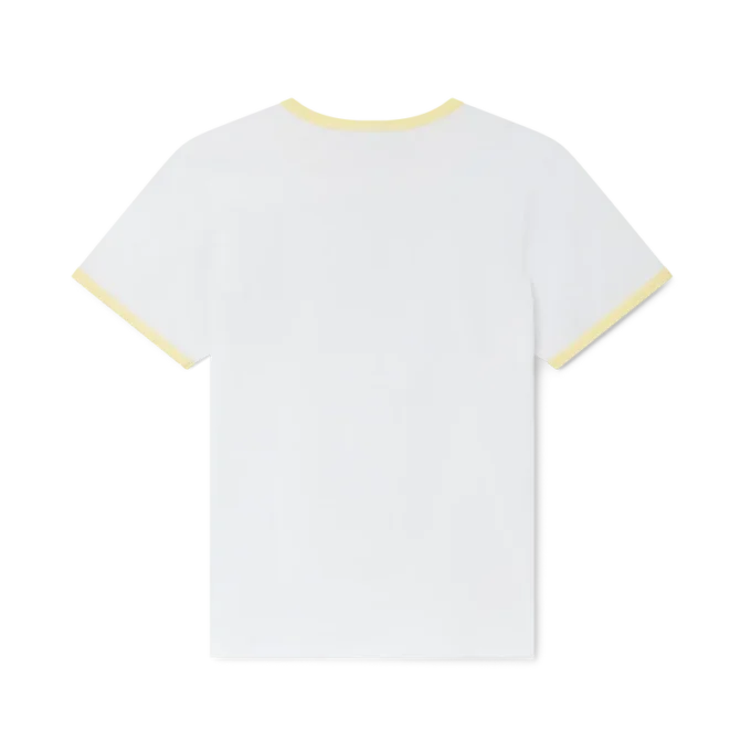 Maglietta a maniche corte Beyond Destiny Longline Ringer in pantaloncini Maglietta a maniche corte Beyond Destiny Longline Ringer in pantaloncini