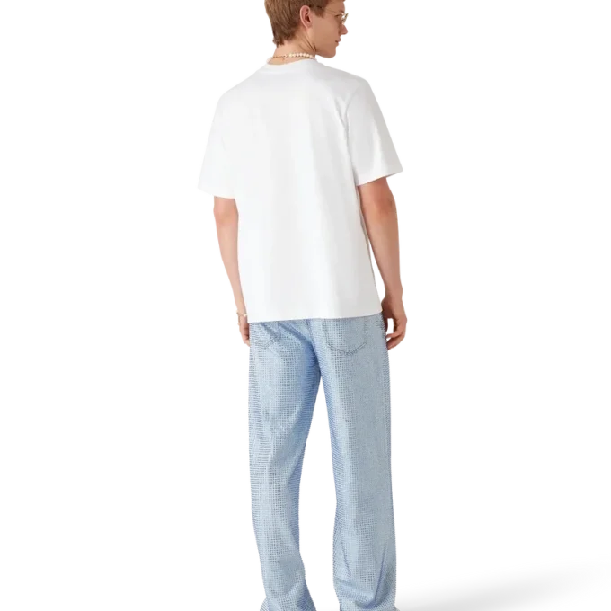 Maglietta a maniche corte con logo Casa Way Orchid in pantaloncini