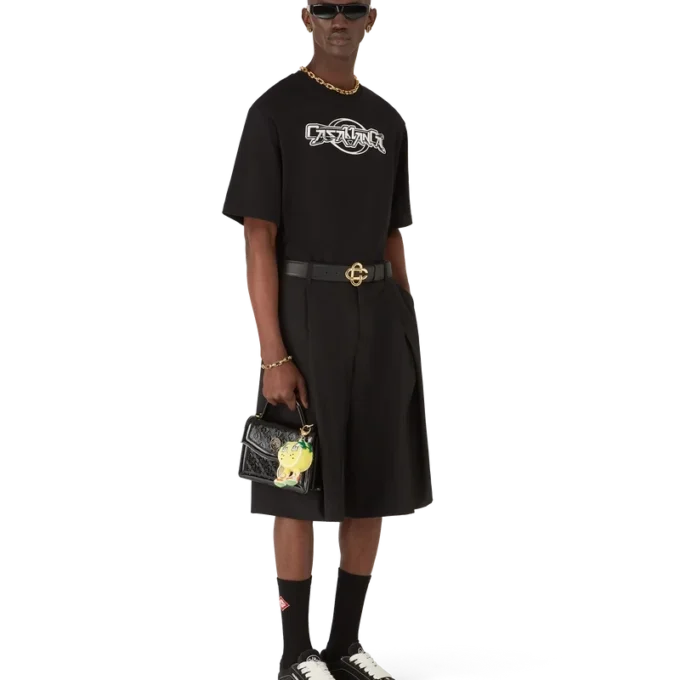 Maglietta a pantaloncini oversize Casablanca Chrome