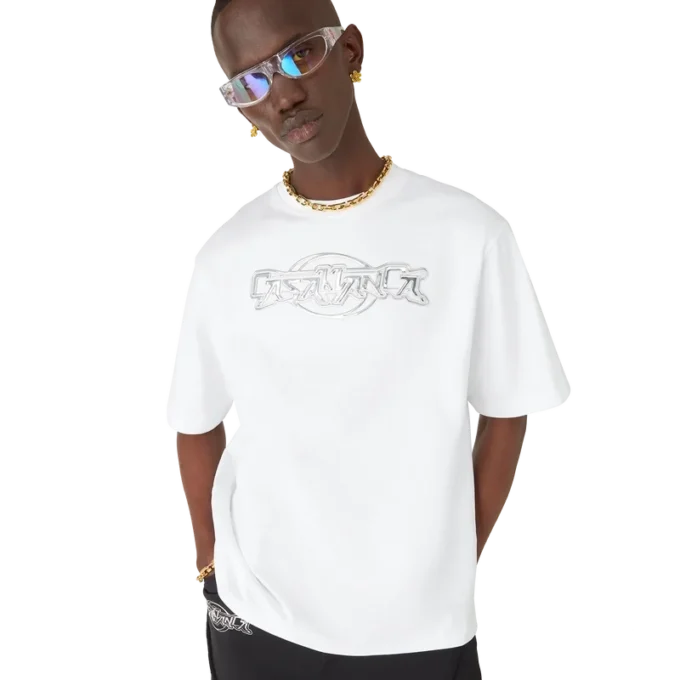 Maglietta a pantaloncini oversize Casablanca Chrome