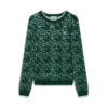 Maglione con monogramma a cuori