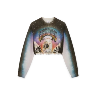 Maglione corto in misto cashmere La Pramonition