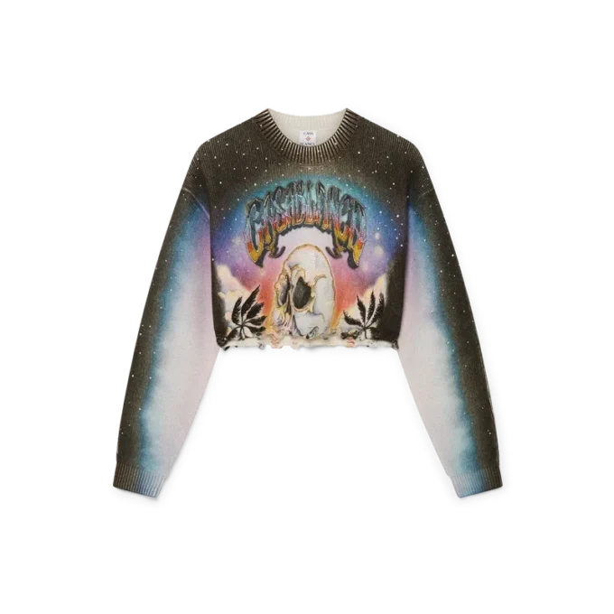 Maglione corto in misto cashmere La Pramonition