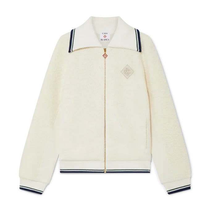 Maglione in cashmere con zip