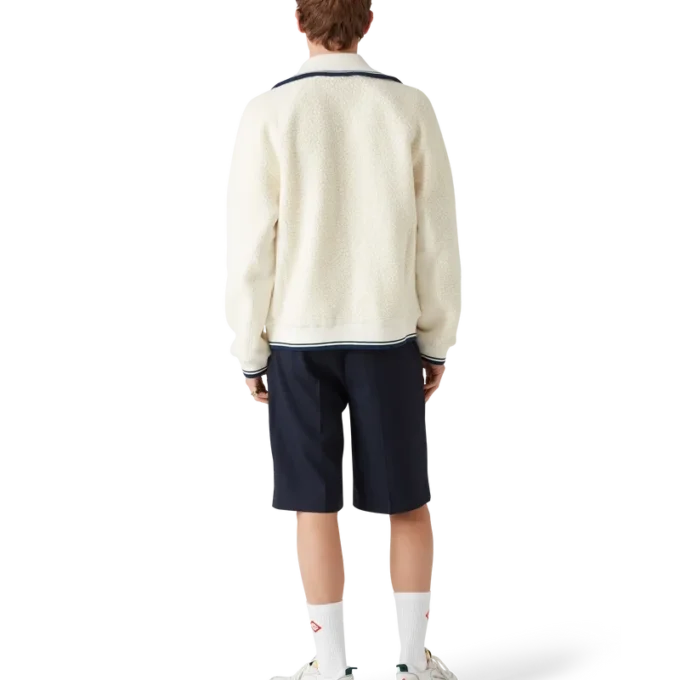 Maglione in cashmere con zip