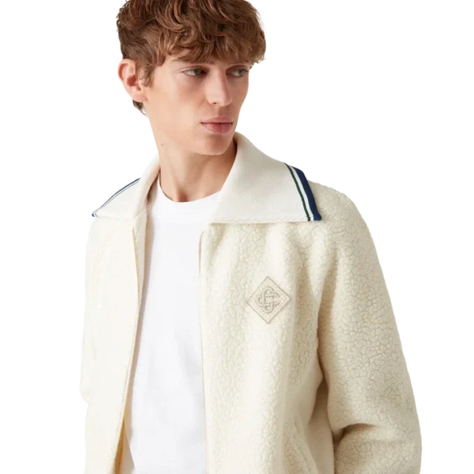 Maglione in cashmere con zip