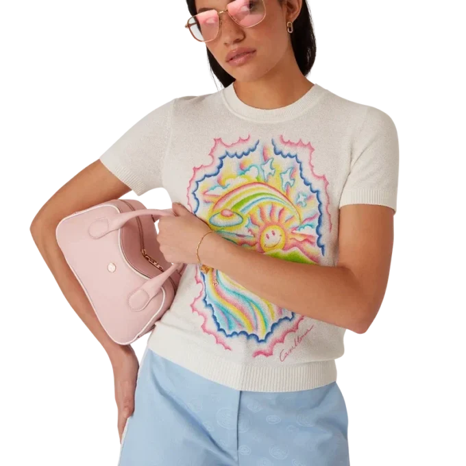 Micro Borsa Bowling Rosa