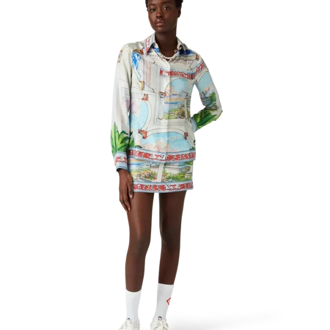 Camicia in seta a maniche lunghe Le Passage