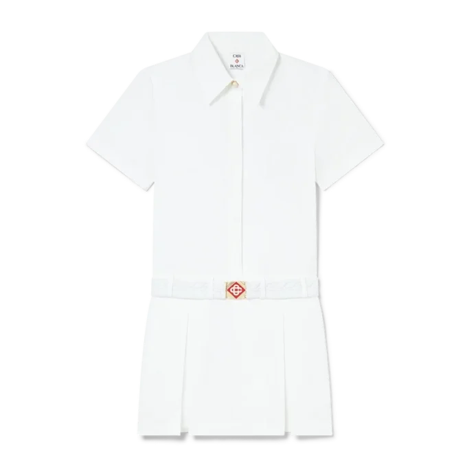 Miniabito da tennis plissettato