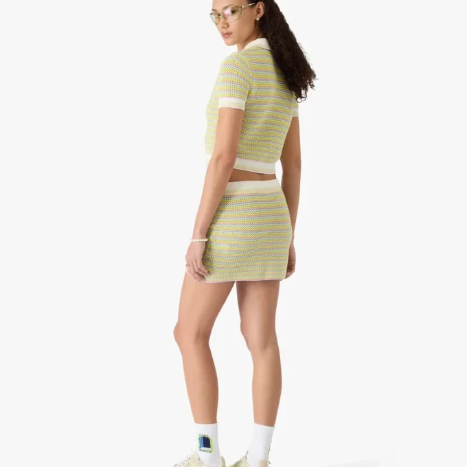 Minigonna a righe Bourgeois