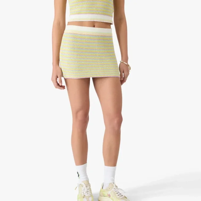 Minigonna a righe Bourgeois