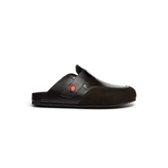 Mule da esterno in pelle