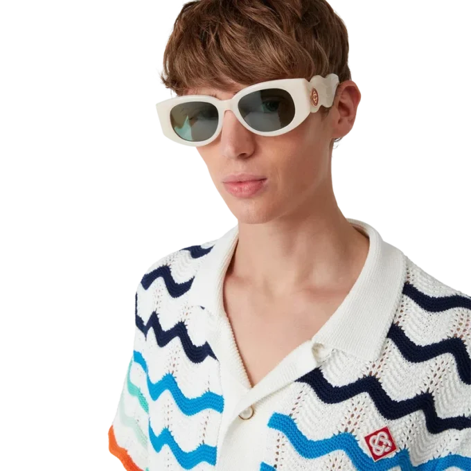 Occhiali da sole Memphis color crema