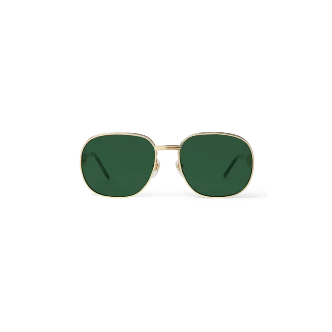 Occhiali da sole quadrati in metallo