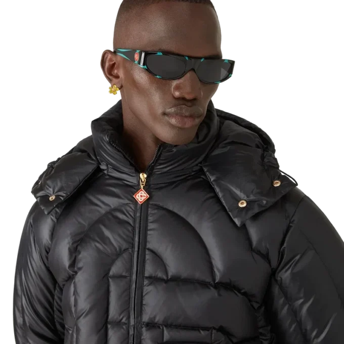 Occhiali da sole sportivi neri e menta Occhiali da sole sportivi neri e menta