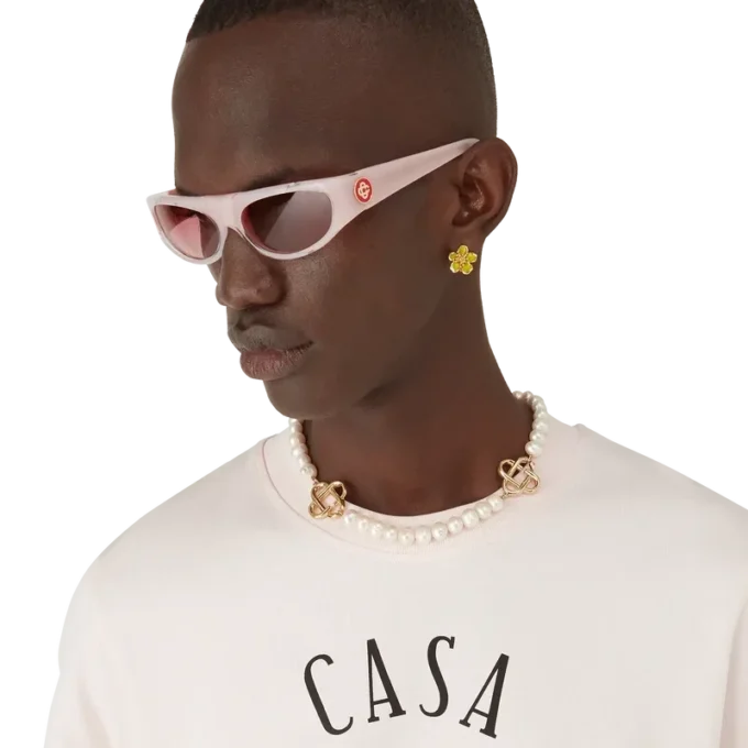 Occhiali da sole sportivi rosa