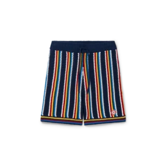 Pantaloncini a righe all’uncinetto